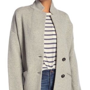 Madewell Gray Blazer Sweater-Jacket